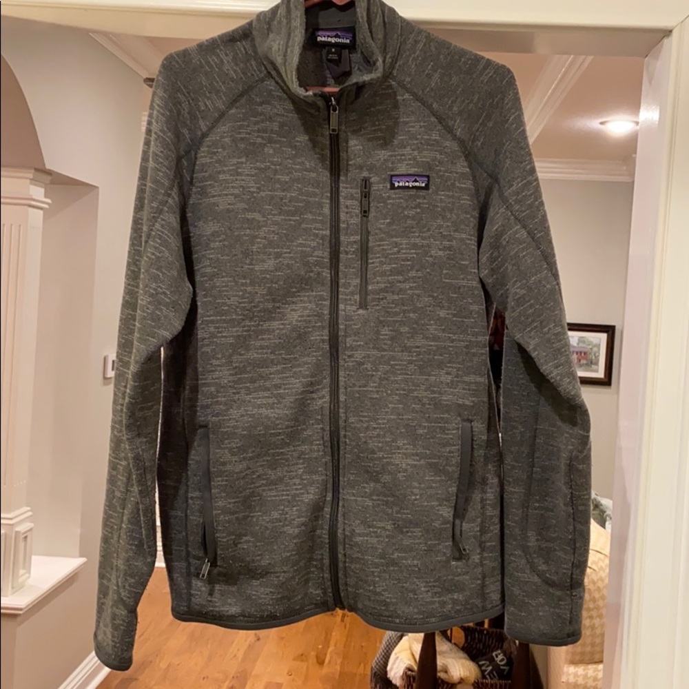 Patagonia gray full zip jacket